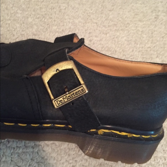 Dr. Martens men’s shoes size 14 black buckled - Picture 6 of 15